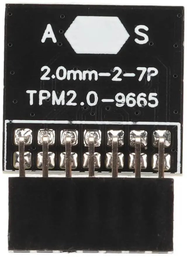 Alt view image 2 of 7 - TPM 2.0 Module Chip with 14 Pin Security Module for Motherboards,