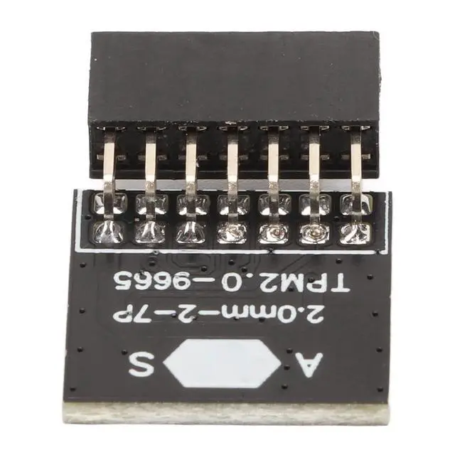 Alt view image 4 of 7 - TPM 2.0 Module Chip with 14 Pin Security Module for Motherboards,