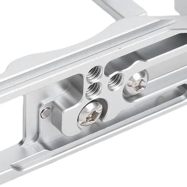 Alt view image 7 of 7 - X T5 Handgrip, L Shape Bracket Handle for X T5 Camera, Built in Arca Quick Release Plate (Silver)