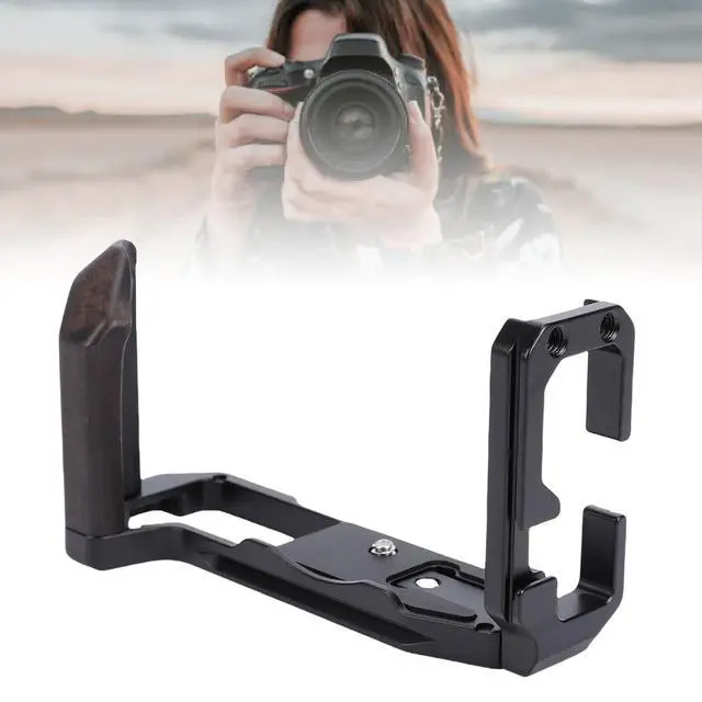 Alt view image 5 of 7 - X T5 Handgrip, L Shape Bracket Handle for X T5 Camera, Built in Arca Quick Release Plate (Black)