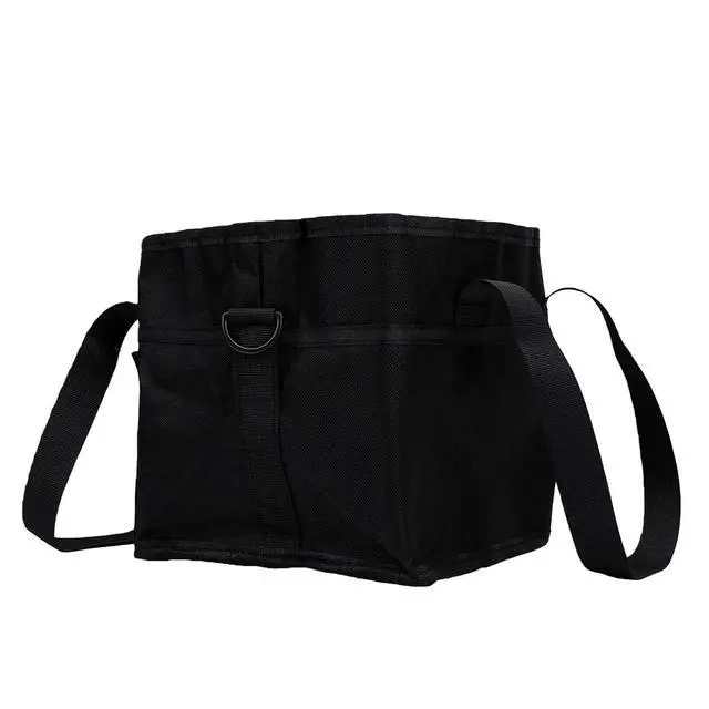 Alt view image 3 of 7 - Large Capacity Drink Tote Bag | 4 Cup Carrier with Removable Dividers for Travel Hiking Picnic (Black)