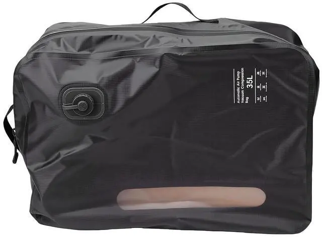 Main image of 35L Travel Vacuum Bag | Reusable Compression Storage for Suitcase Luggage, Clothing Packing for Carry On (Grey)