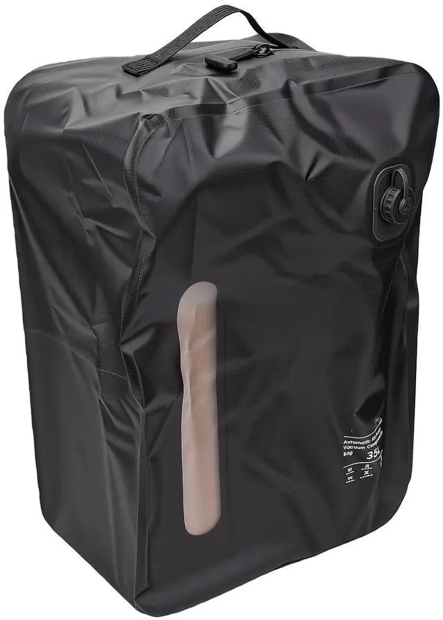 Alt view image 4 of 7 - 35L Travel Vacuum Bag | Reusable Compression Storage for Suitcase Luggage, Clothing Packing for Carry On (Grey)