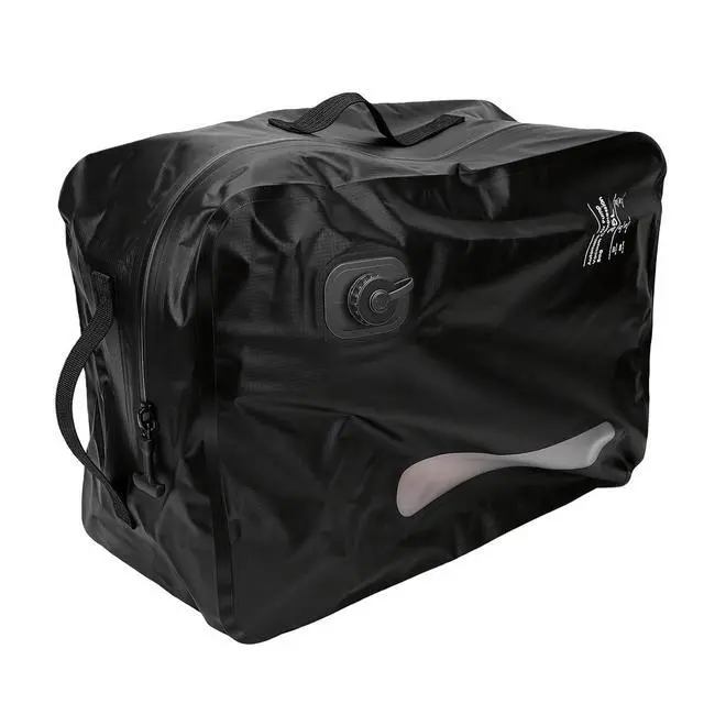 Alt view image 4 of 7 - 35L Travel Vacuum Bag | Reusable Compression Storage for Suitcase Luggage, Clothing Packing for Carry On (Black)