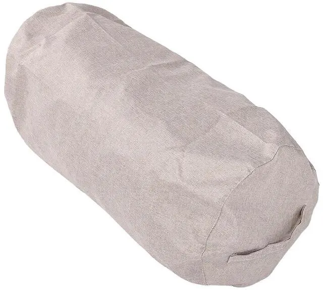 Main image of Foldable Cylindrical Luggage Packing Bag | Heavy Duty Large Capacity Storage Bag for Moving Travel Camping Hiking Clothes Blanket (Light Khaki)