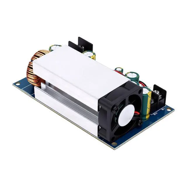 Alt view image 3 of 7 - 600W DCDC Converter | Adjustable Voltage Regulator 12V-60V to 1.25V-36V Step Down Module with Cooling Fan