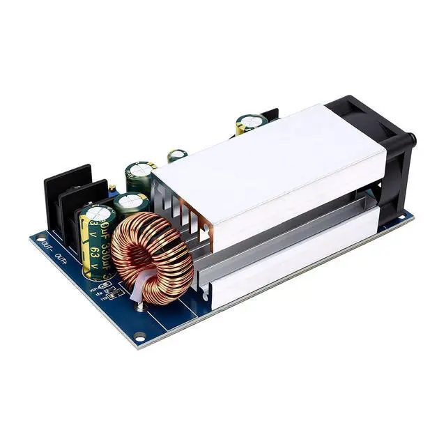 Alt view image 4 of 7 - 600W DCDC Converter | Adjustable Voltage Regulator 12V-60V to 1.25V-36V Step Down Module with Cooling Fan