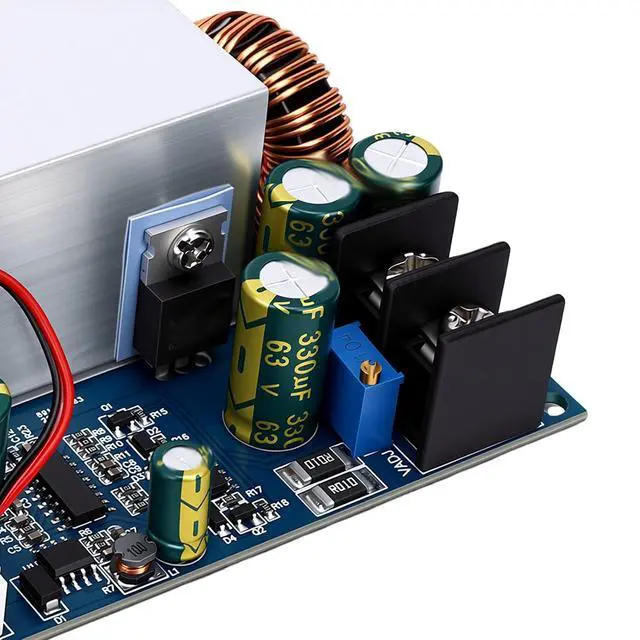 Alt view image 7 of 7 - 600W DCDC Converter | Adjustable Voltage Regulator 12V-60V to 1.25V-36V Step Down Module with Cooling Fan