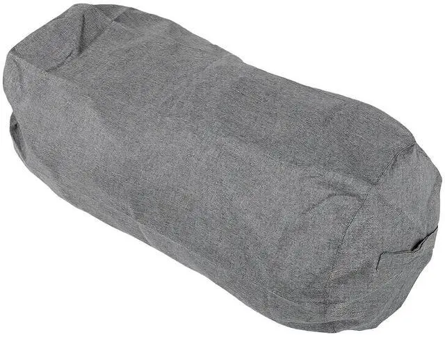 Alt view image 2 of 7 - Foldable Cylindrical Luggage Packing Bag | Heavy Duty Large Capacity Storage Bag for Moving Travel Camping Hiking Clothes Blanket (Dark Gray)