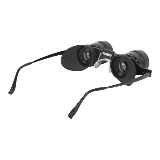 Alt view image 7 of 7 - 10X Binocular Glasses, Professional Wearable Fishing Binoculars HD Lens, 360° Light Obstruction, Portable Folding Eyeglasses for Concerts Theater Opera Bird Watching