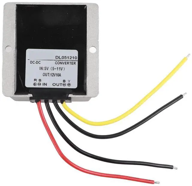 Alt view image 4 of 6 - IP67 Boost Converter | 5V to 12V 10A 120W Step Up Power Module with Circuit Protection