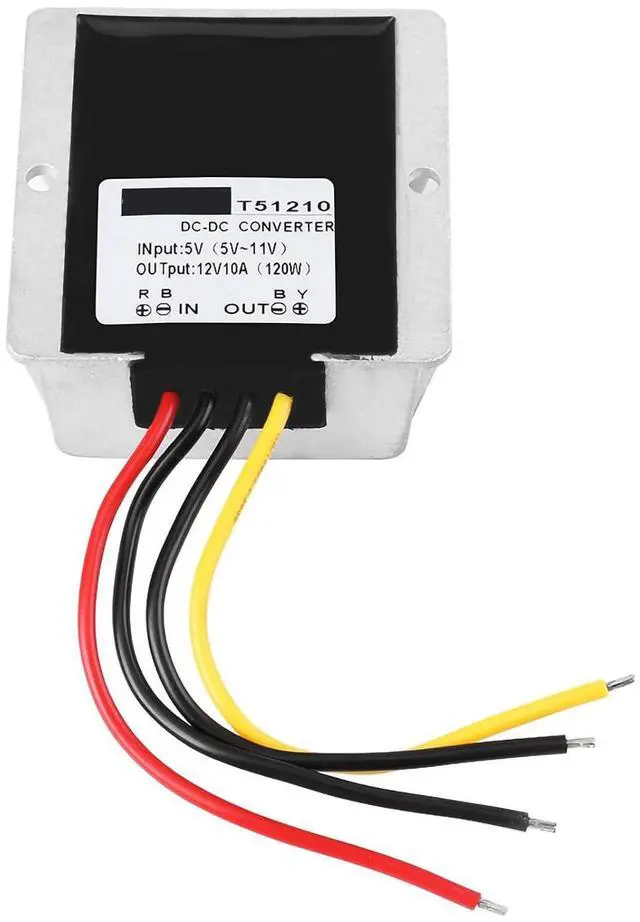 Alt view image 6 of 6 - IP67 Boost Converter | 5V to 12V 10A 120W Step Up Power Module with Circuit Protection