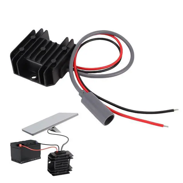 Alt view image 4 of 7 - 12V to 30V 3.5A 105W DC Step Up Converter, IP68 Boost Power Supply Cable with 16AWG Wires for Satellite Dish, Cars, Trucks, RVs, Boats Battery Pack