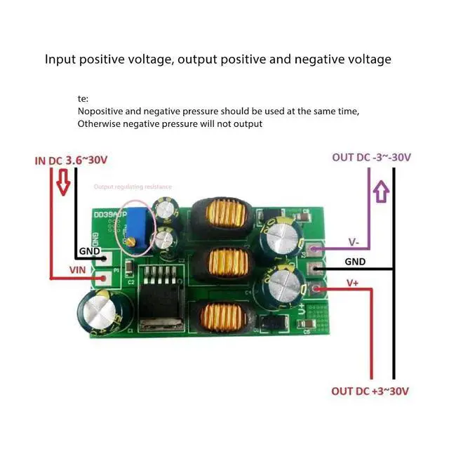 Alt view image 3 of 7 - Boost Voltage Regulator, 20W DC DC 3.6V30V Boost Converter, 2 Modes PCB Dual Output Power Voltage Module for Power Supply