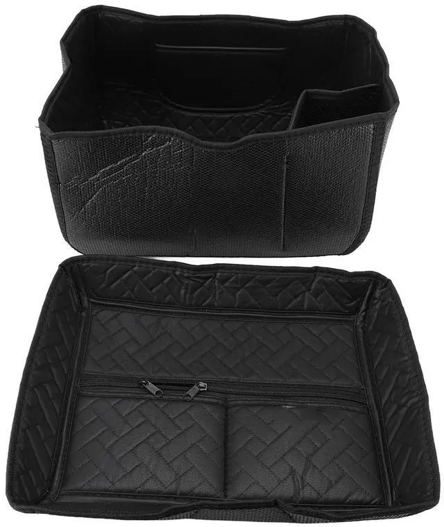 Main image of Tail Box Inner Protector Liner | Universal Fit 45L PU Leather Pads for Rear Top Case & Luggage (Black)