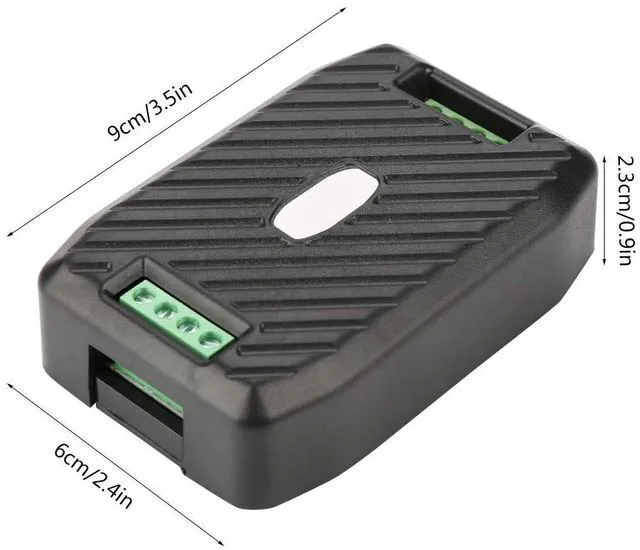 Alt view image 7 of 7 - RS485 ModbusRTU DC Power Meter | Precision Machined DC Energy Monitor Module for Voltage Current Consumption with 50A 100A 200A 300A Shunt (PZEM-017+100A+USB)