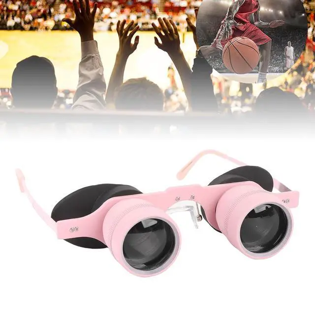 Alt view image 6 of 7 - 10X Binocular Glasses Professional, HD Portable Fishing Binoculars, Comfortable Wearable Polarized Glasses for Concerts Theater Opera Bird Watching Sports