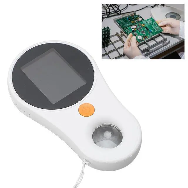 Alt view image 3 of 7 - Macro Digital Microscope Portable, Hand Held Digital Magnifying Glass with 2.0 inch Color Screen,500x Magnification,Built - in 8LEDs,2MP, 400mAh Rechargeable Battery, (White)