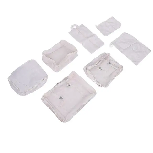 Alt view image 4 of 7 - Lightweight Mesh Packing Cubes Set | 7-Piece Luggage For Travel Clothes And Toiletries