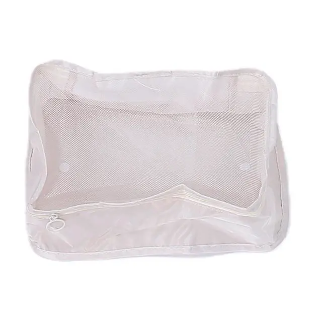 Alt view image 7 of 7 - Lightweight Mesh Packing Cubes Set | 7-Piece Luggage For Travel Clothes And Toiletries