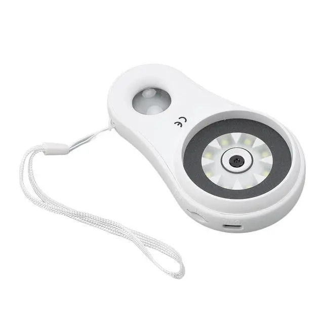Alt view image 7 of 7 - Macro Digital Microscope Portable, Hand Held Digital Magnifying Glass with 2.0 inch Color Screen,500x Magnification,Built - in 8LEDs,2MP, 400mAh Rechargeable Battery, (White)