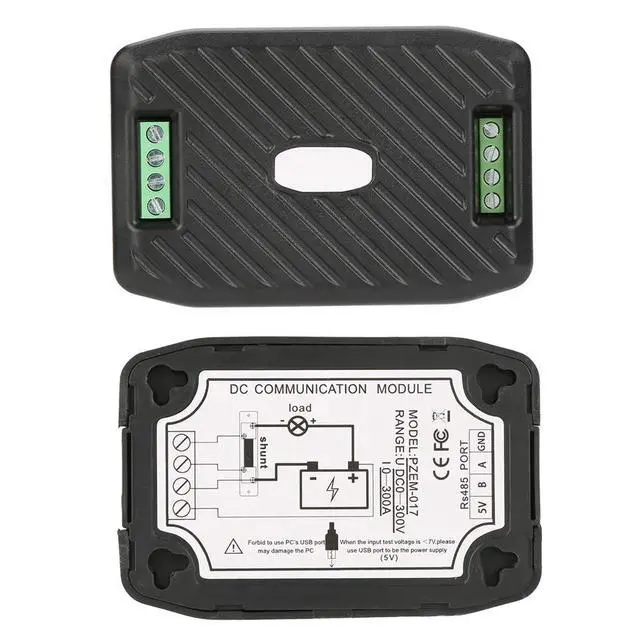 Alt view image 2 of 7 - RS485 ModbusRTU DC Power Meter | Precision Machined DC Energy Monitor Module for Voltage Current Consumption with 50A 100A 200A 300A Shunt (PZEM-017)