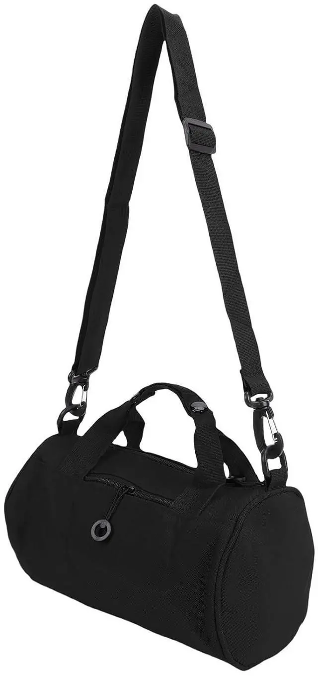 Main image of Small Gym Bag Oxford Cloth Overnight Travel Bag, Lightweight Carry On Luggage for Business Trip Outdoor Activity Weekend Getaway (Black)