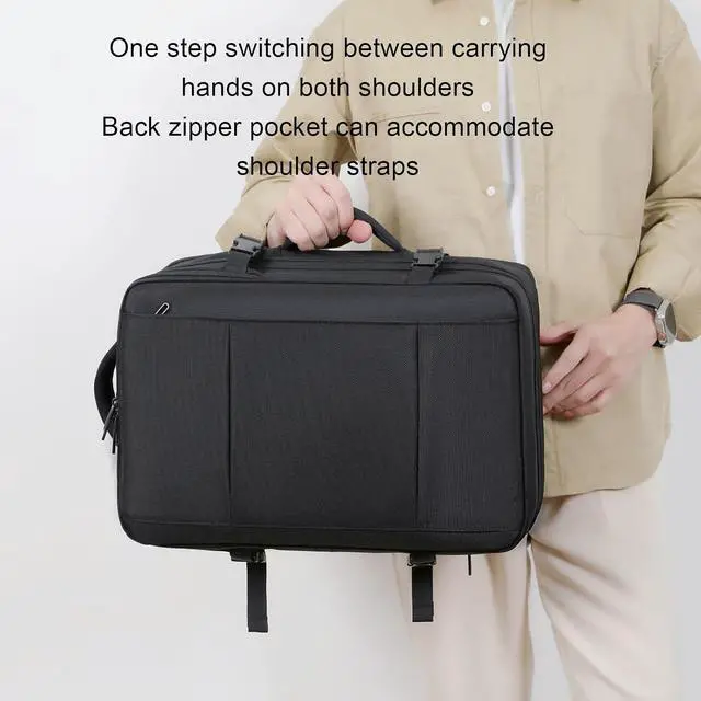 Alt view image 3 of 7 - Vacuum Seal Backpack, Multifunctional Travel Backpack with Large Capacity 32L Dry Wet Separation Airtight Compression, Password Lock, Luggage Strap for Travel Storage