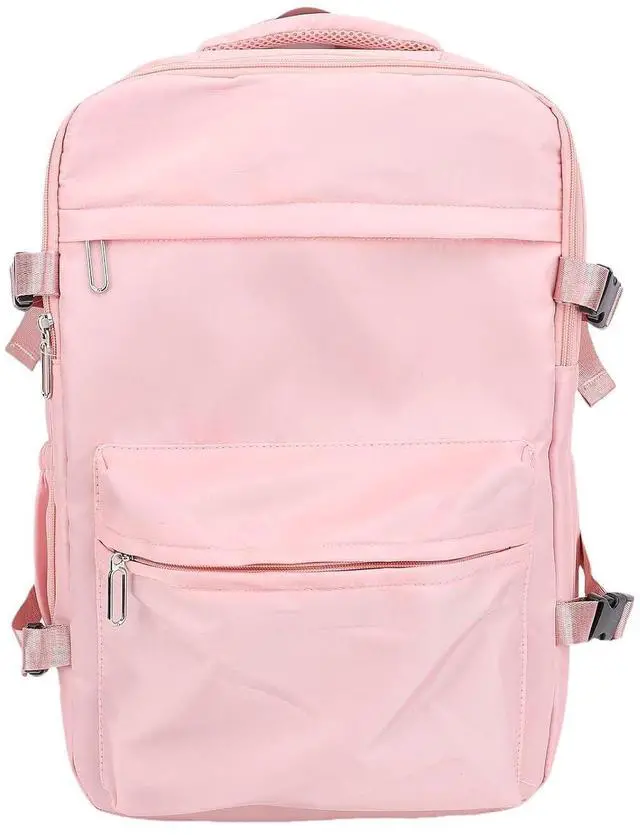 Main image of Small Vacpack Backpack, 27L Vacuum Seal Travel Air Back Backpacks, 180 Opening Design for Easy Loading and Quick Access, Multiple colors are available (Pink)