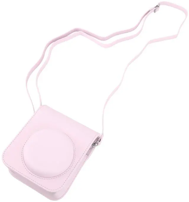 Main image of Instant Camera Case for Mini 12, 11 - PU Leather Protective Bag with Detachable Cover & Adjustable Shoulder Strap, Mini Instant Camera Bag (#7)