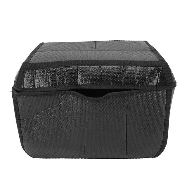 Alt view image 2 of 7 - Tail Box Inner Protector Liner | Universal Fit 45L PU Leather Pads for Rear Top Case & Luggage (Black)