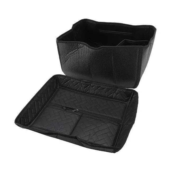 Alt view image 3 of 7 - Tail Box Inner Protector Liner | Universal Fit 45L PU Leather Pads for Rear Top Case & Luggage (Black)