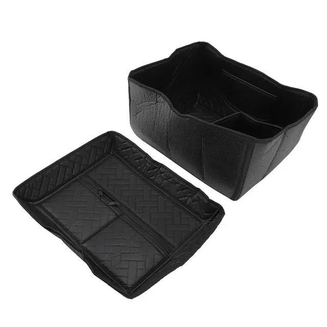 Alt view image 4 of 7 - Tail Box Inner Protector Liner | Universal Fit 45L PU Leather Pads for Rear Top Case & Luggage (Black)