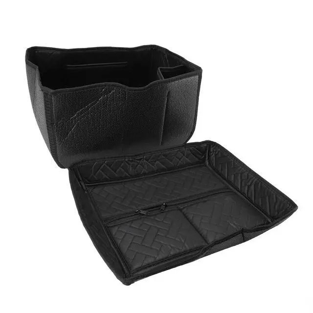 Alt view image 5 of 7 - Tail Box Inner Protector Liner | Universal Fit 45L PU Leather Pads for Rear Top Case & Luggage (Black)