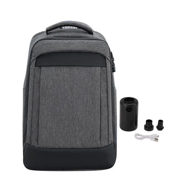 Alt view image 7 of 7 - Rolling Backpack, Carry on Luggage Business Bag, Overnight College .Water Proof Wheeled Laptop Backpack, Computer Bag Trolley Suitcase for Men Women Adults to Travel (Grey)