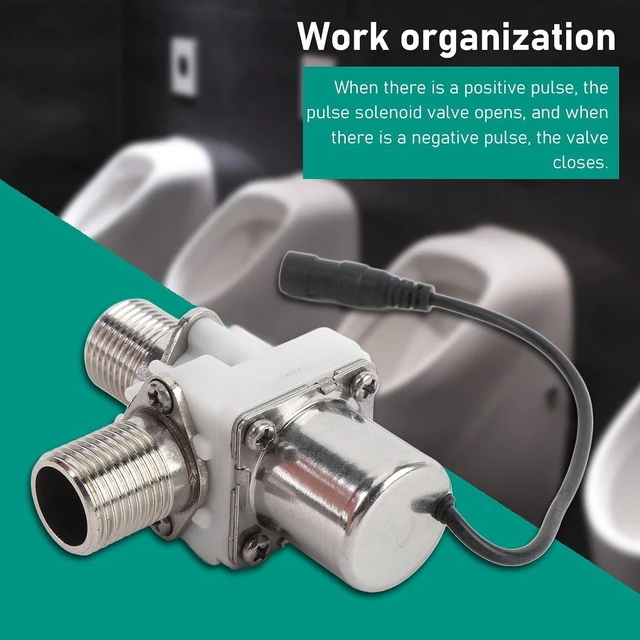 Alt view image 3 of 7 - Solid G1 2 in DC 6V Solenoid Valve, N C Normally Closed, Water Inlet Flow Switch for automatic control in sanitary ware, water control systems, garden irrigation