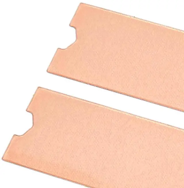 Alt view image 7 of 7 - M.2 SSD Graphene Heatsink, Graphene Coating Full Cover Copper Heatsink, Thermal Conductivity Rapid Cooling NVMe Copper Graphene Heatsink for M.2 SSD