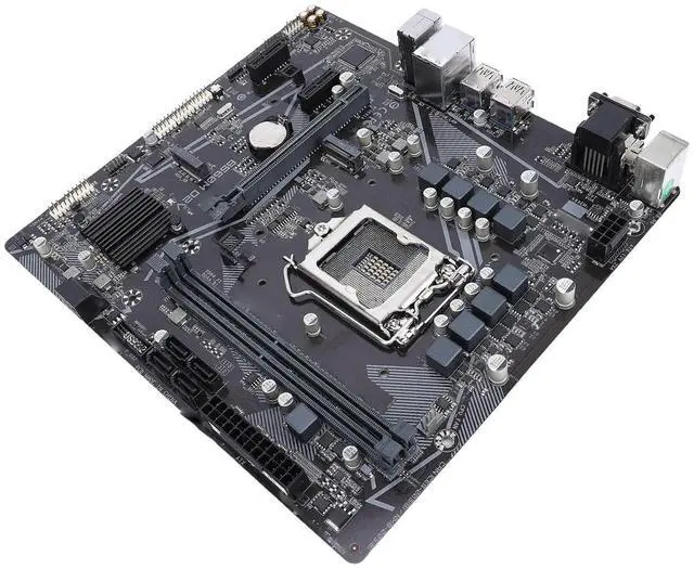 Alt view image 2 of 7 - Micro ATX Motherboard LGA1200 for 11th/10th Gen Core I9/i7/i5, B560 Chipset, PCIe 4.0 X16, Dual M.2 Slots, 6 Ports, DDR4 3200MHz, USB 3.2 Gen1