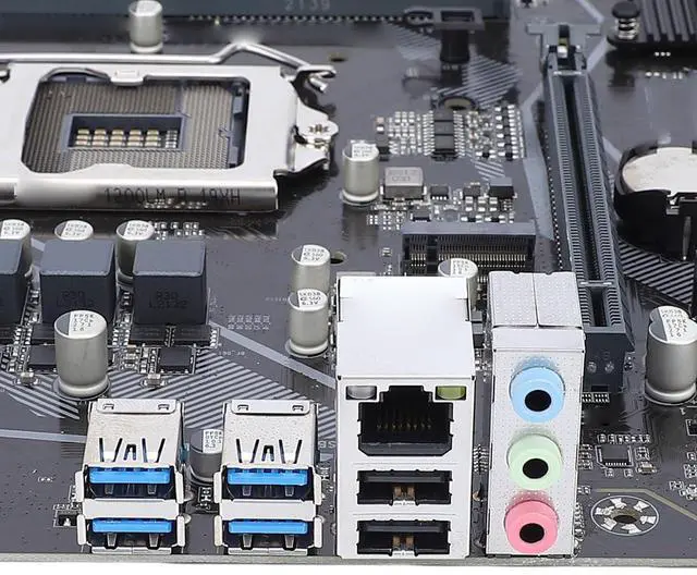 Alt view image 7 of 7 - Micro ATX Motherboard LGA1200 for 11th/10th Gen Core I9/i7/i5, B560 Chipset, PCIe 4.0 X16, Dual M.2 Slots, 6 Ports, DDR4 3200MHz, USB 3.2 Gen1