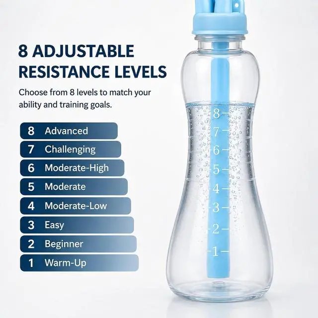 Alt view image 3 of 7 - 500ml Vocal Practice Bottle, 8-Level Adjustable Singing Training Tool for Voice Exercises, Vocal Trainer Accessory for Singers, Beginners and Professionals