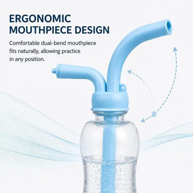 Alt view image 5 of 7 - 500ml Vocal Practice Bottle, 8-Level Adjustable Singing Training Tool for Voice Exercises, Vocal Trainer Accessory for Singers, Beginners and Professionals