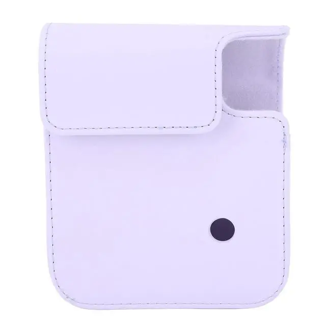 Alt view image 7 of 7 - Instant Camera Case for Mini 12, 11 - PU Leather Protective Bag with Detachable Cover & Adjustable Shoulder Strap, Mini Instant Camera Bag (#6)