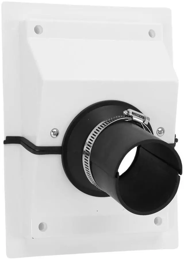 Main image of HVAC Wall Penetration Line Set Cover Kit, HVAC Wall Penetration Cover for AC Line Set, Easy Install Split Cover Wall Sleeve, for Indoor Outdoor (White)