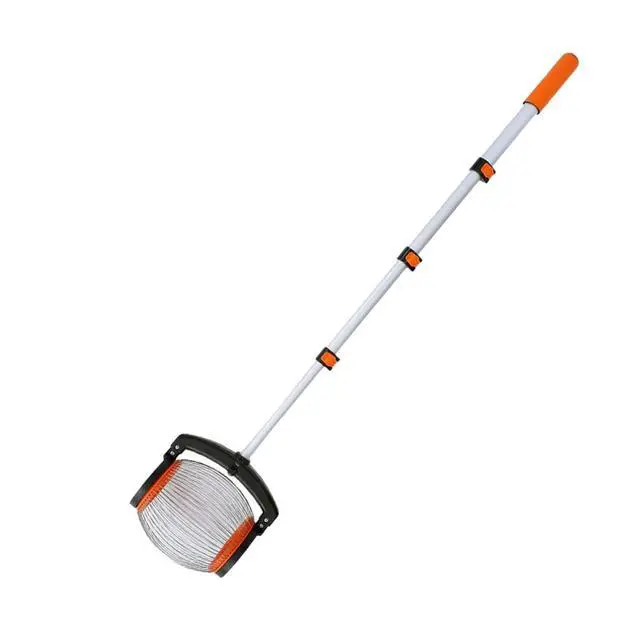 Alt view image 7 of 7 - Golf Ball Picker Upper Roller, Tennis Ball Pickup Tool with Adjustable Handle 26.37-56.3 Inch, Portable Rolling Ball Collector, Nut Gatherer for Lawn Yard and Sports Balls