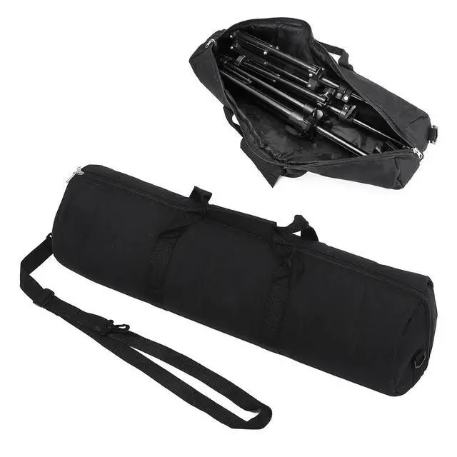 Alt view image 4 of 7 - Portable Tripod Carrying Bag for Light Stands & Monopods, Oxford Cloth Case with Shoulder & Handheld Straps, Thickened Protective Storage Bag for Photography, Microphone, Tent (S)