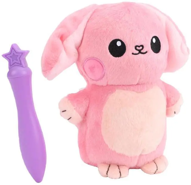 Main image of Stuffed Bunny, Light Up Stuffed Animal with LED Drawing Pen, Glow in the Dark Plush Bunny Night Light, Soft Easter for Kids Toddlers, Birthday