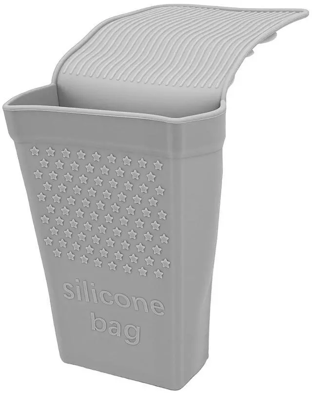 Main image of Wall Mounted Hair Tool Organizer | Silicone Heat Pouch Holder For Curling Iron Flat Iron (Grey)