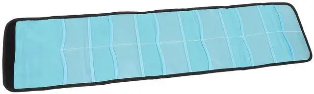 Main image of Camera Lens Filter Case, Foldable Nylon Pouch with Shock Absorbing Sponge for 25-86mm Round & Square Filters, 3-12 Pockets Holder Bag (for 12pcs)