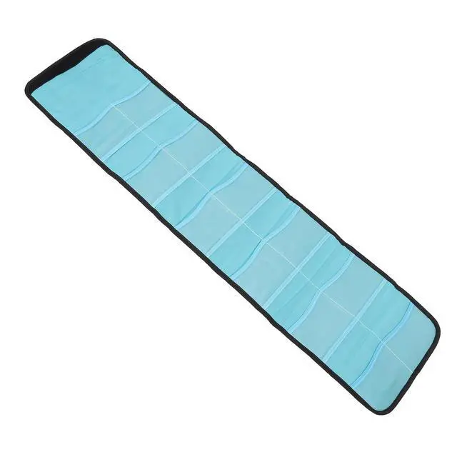 Alt view image 3 of 7 - Camera Lens Filter Case, Foldable Nylon Pouch with Shock Absorbing Sponge for 25-86mm Round & Square Filters, 3-12 Pockets Holder Bag (for 12pcs)
