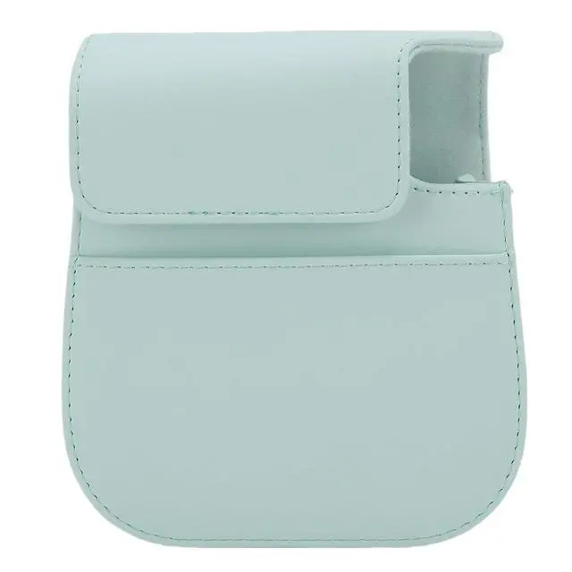 Alt view image 2 of 7 - Light Leather Chamber with a Removable Shoulder Strap for Mini12 Mini11 (Mint Green)